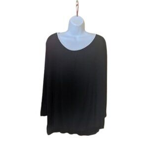 ---  Black Shirt with Cut-Outs Fits XL